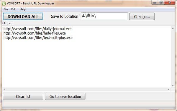 Batch URL Downloader