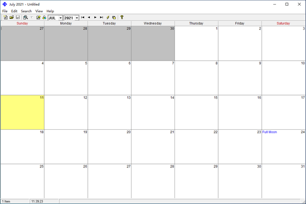 Calendar下载1