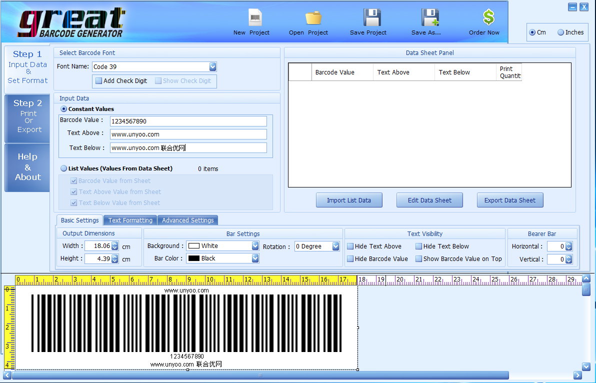 Great Barcode Generator